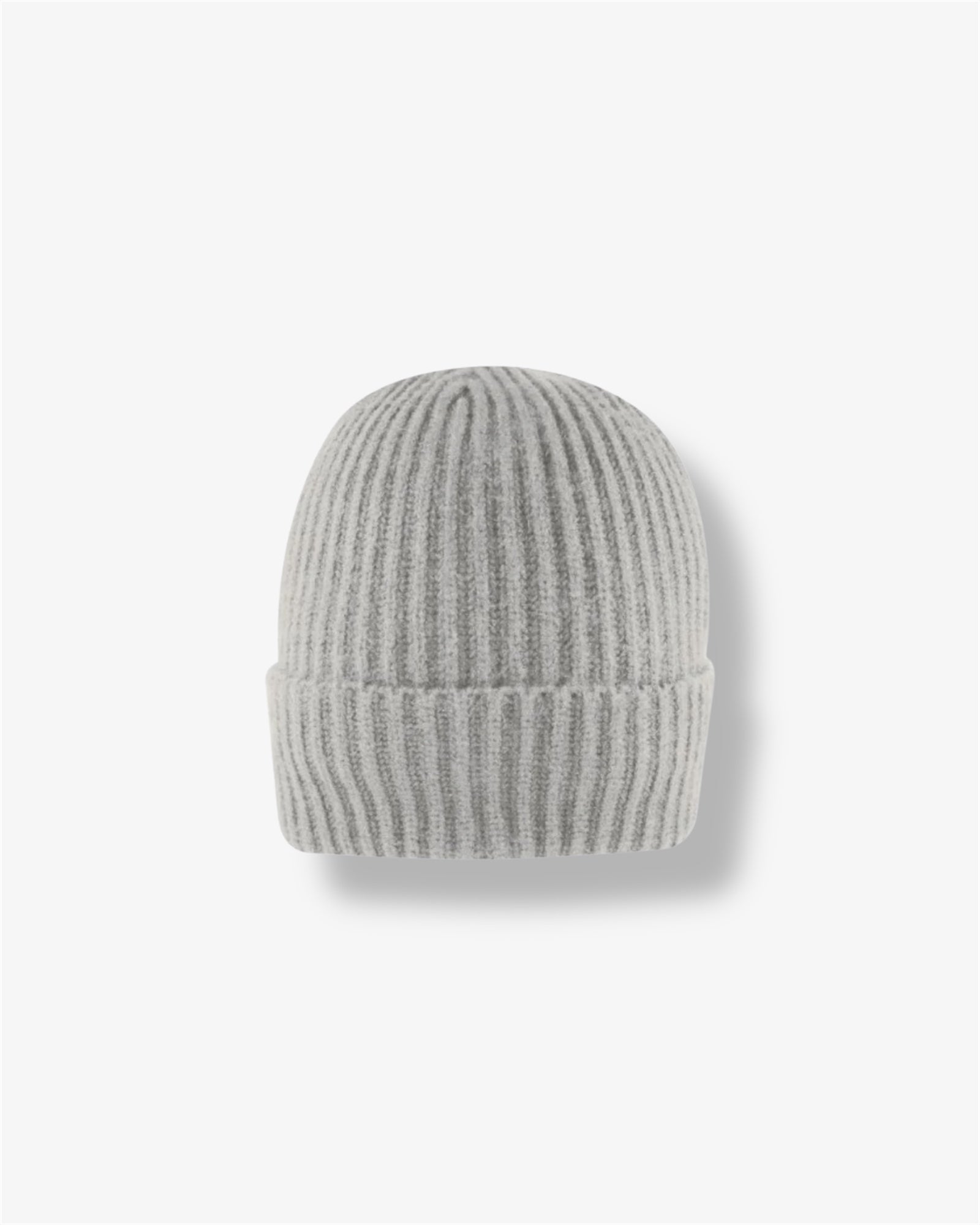 Feather Touch Cuffed Beanie in Grey
