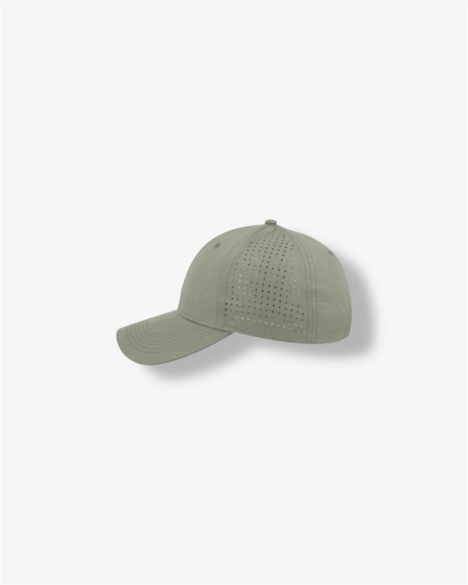 Ultra Melange 6 Panel Cap in Light Grey