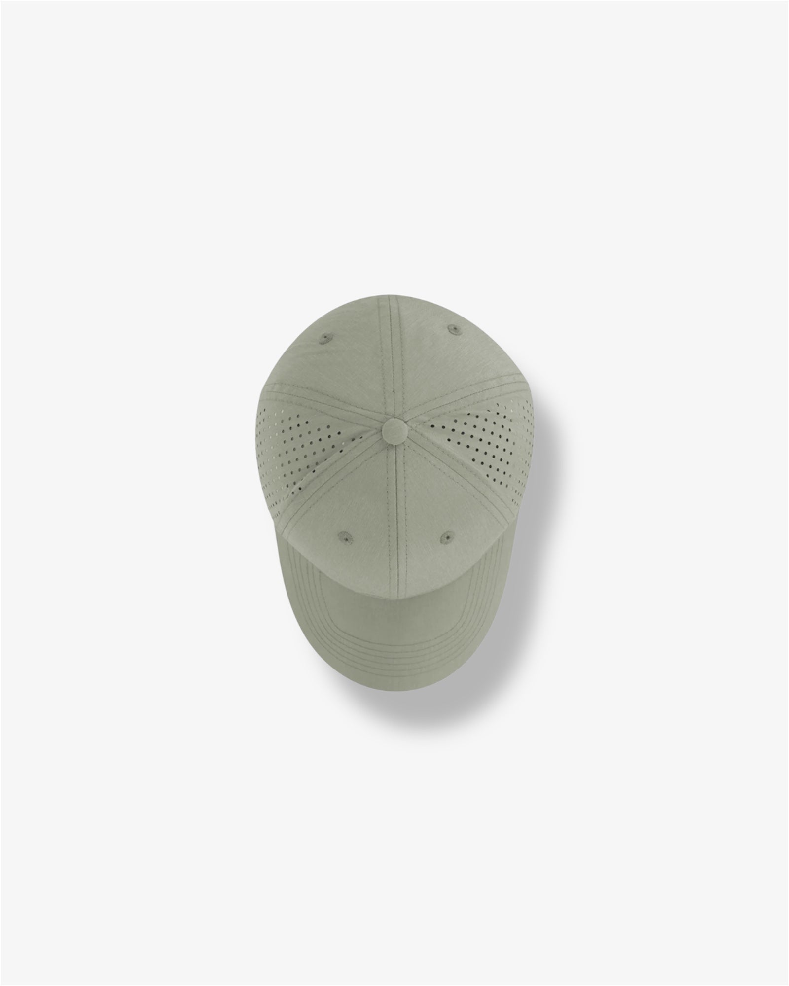 Ultra Melange 6 Panel Cap in Light Grey