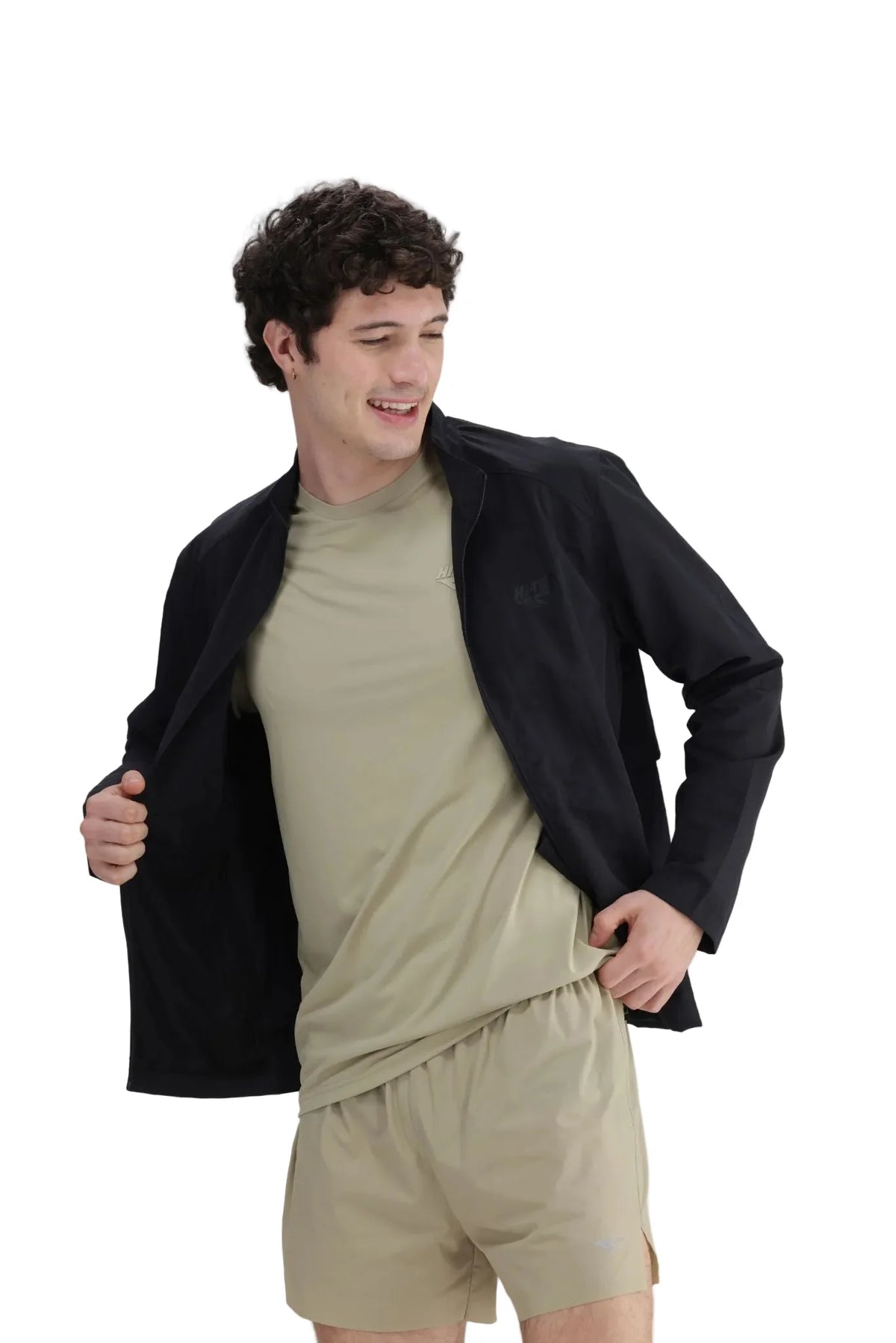 City Track Jacket in Black