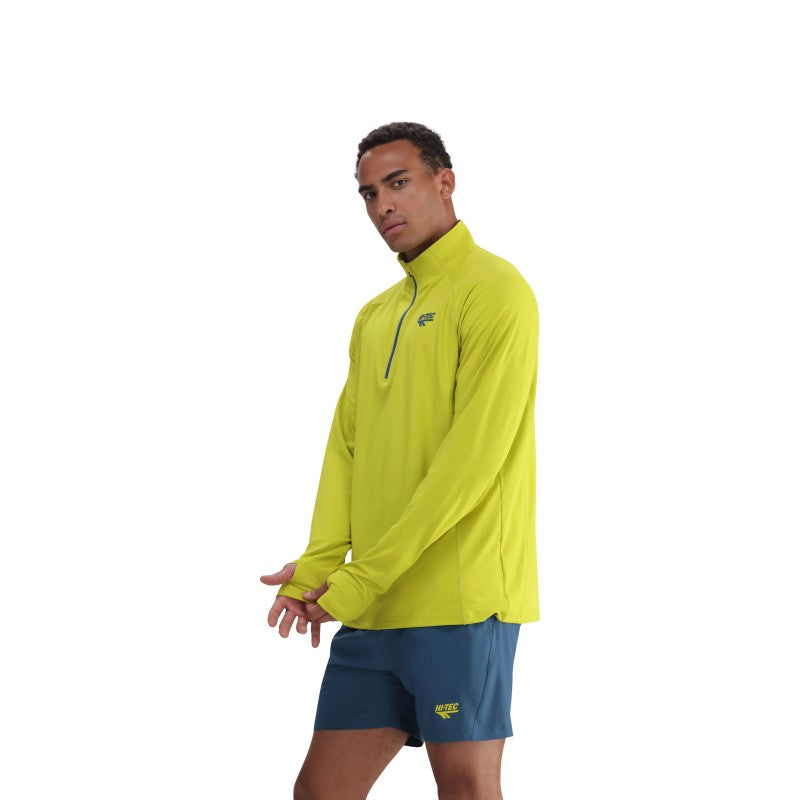Geo 1/4 Zip Top in Citronelle