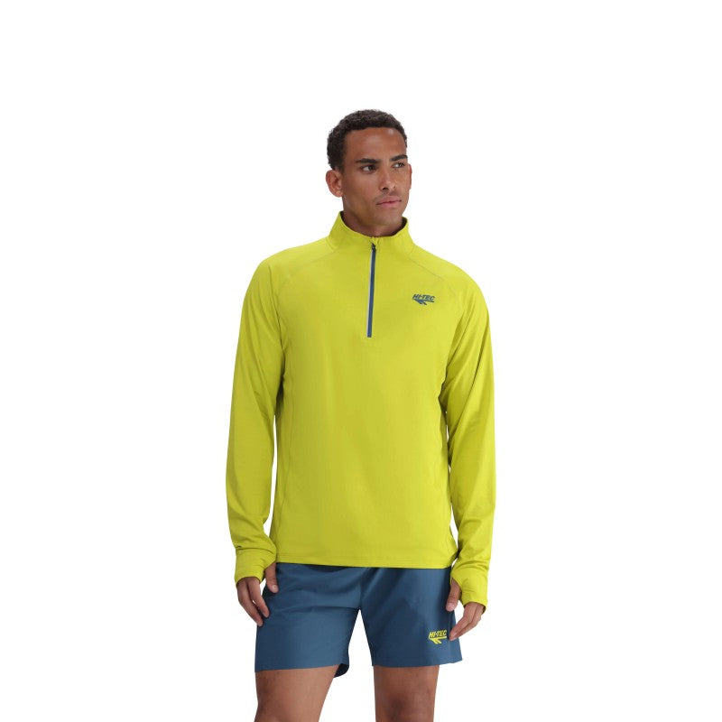 Geo 1/4 Zip Top in Citronelle