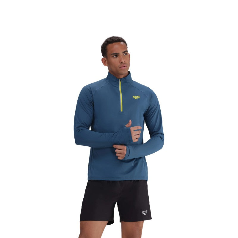 Geo 1/4 Zip Top in Deep Dive