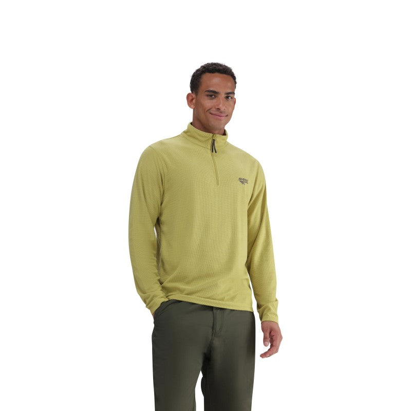Tech 1/4 Zip Fleece in Moss