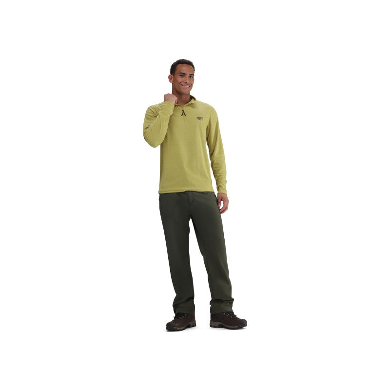 Tech 1/4 Zip Fleece in Moss