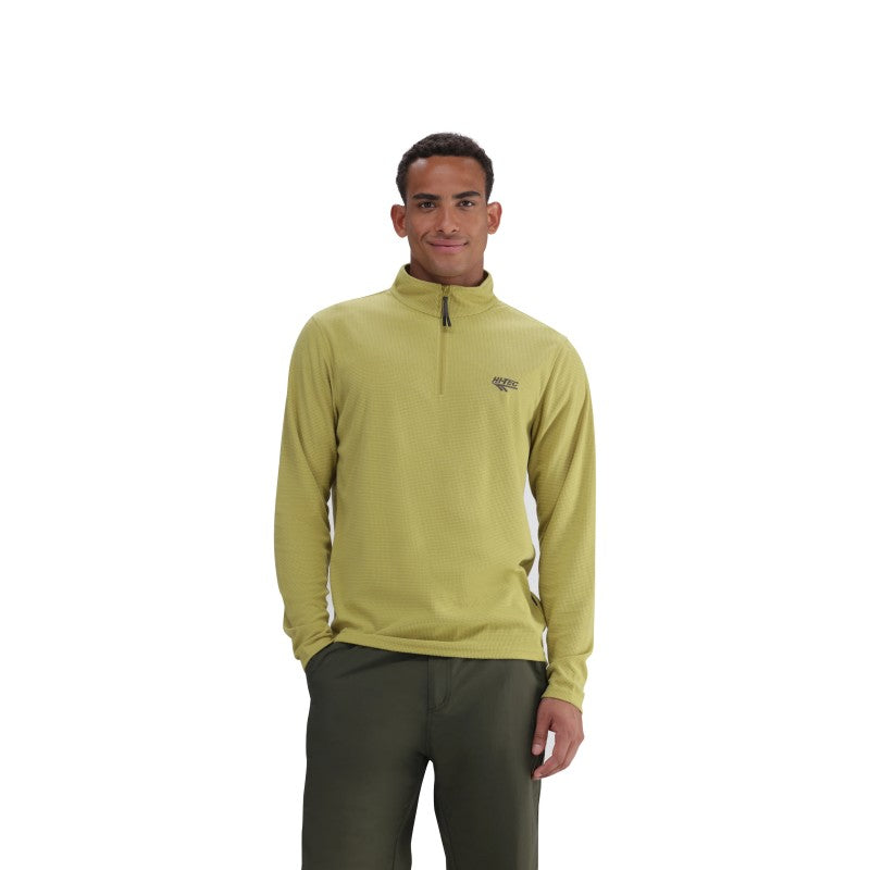 Tech 1/4 Zip Fleece in Moss