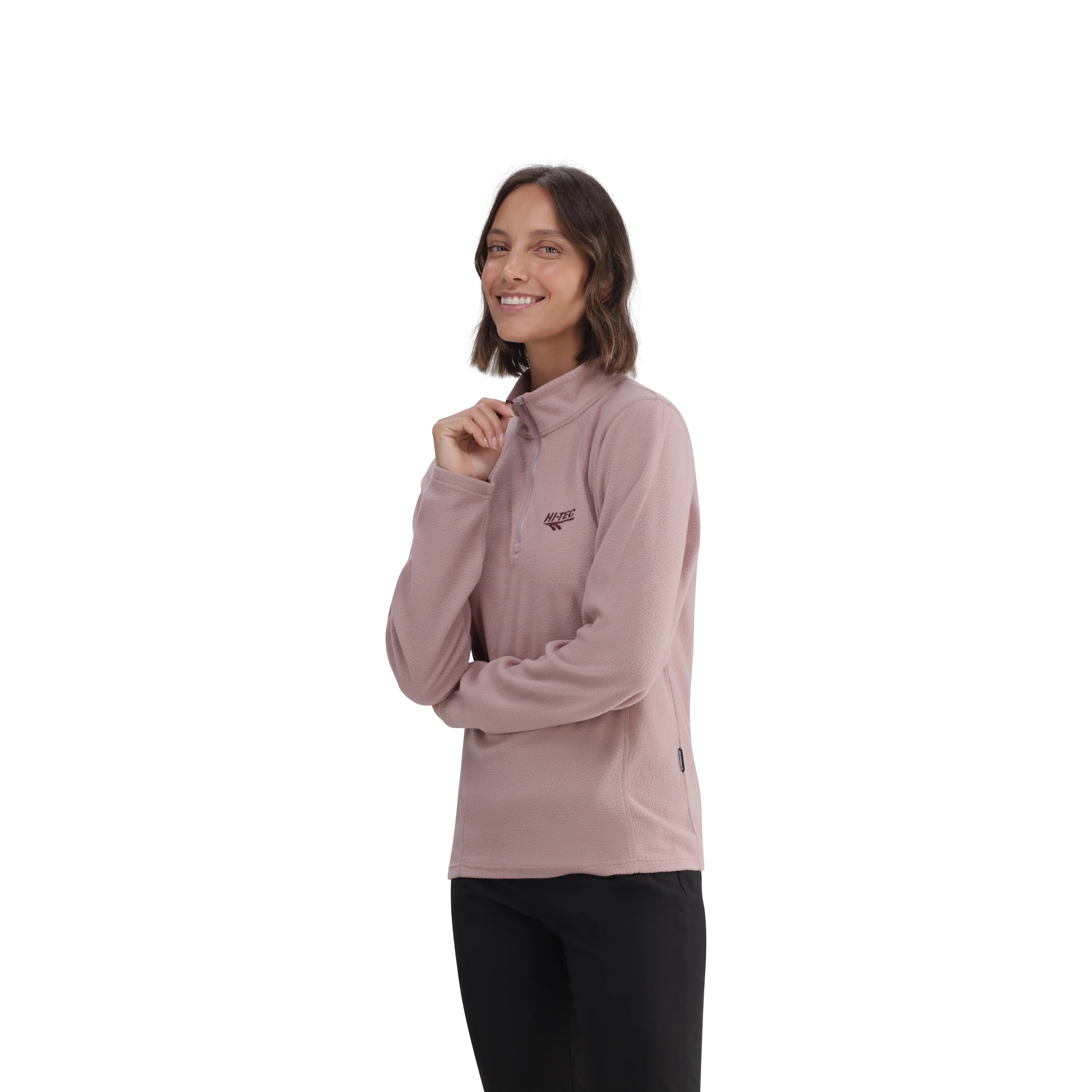Tech 1/4 Zip Fleece in Deauville Mauve