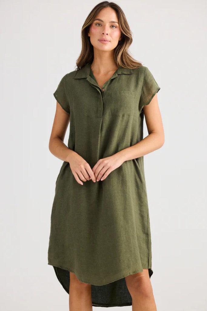Ahoy Tunic in Olive