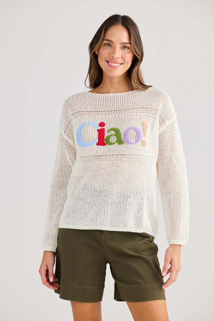 Ciao Knit in White