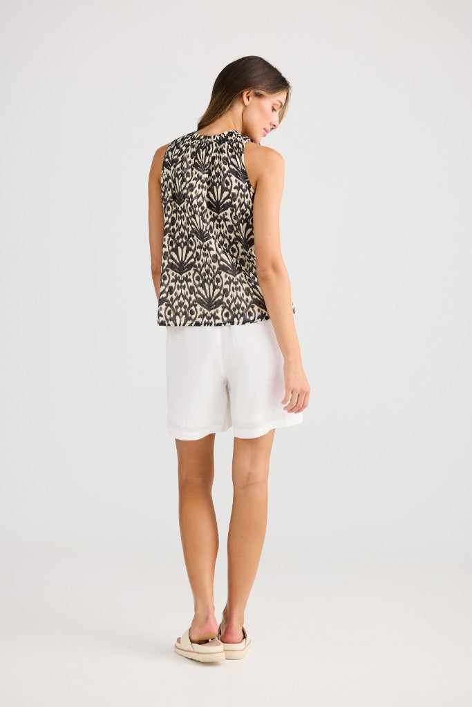 Margot Top in Spring Fan