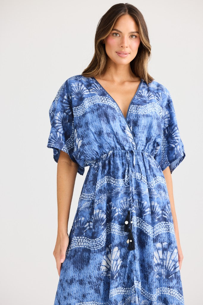 Sandbar Dress in Ocean Clam