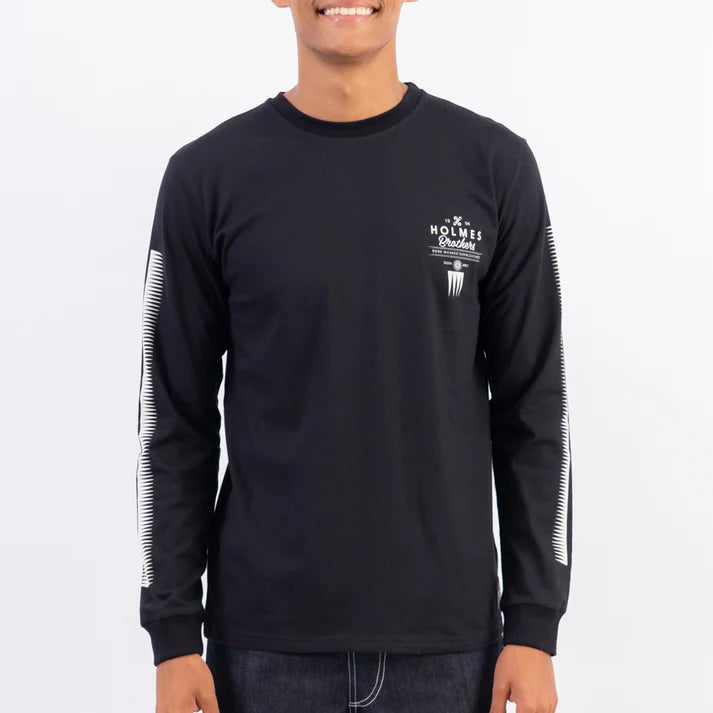 Ziggy Long Sleeve Tee in Black