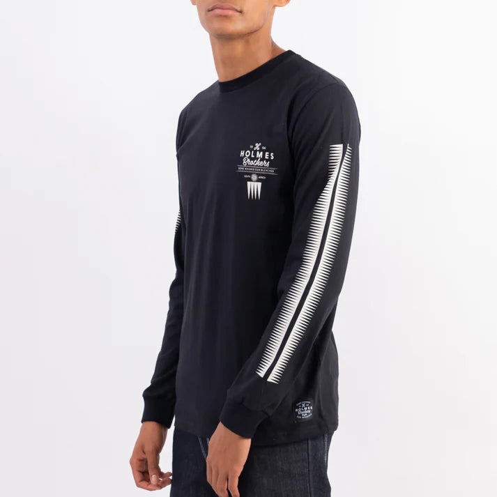 Ziggy Long Sleeve Tee in Black