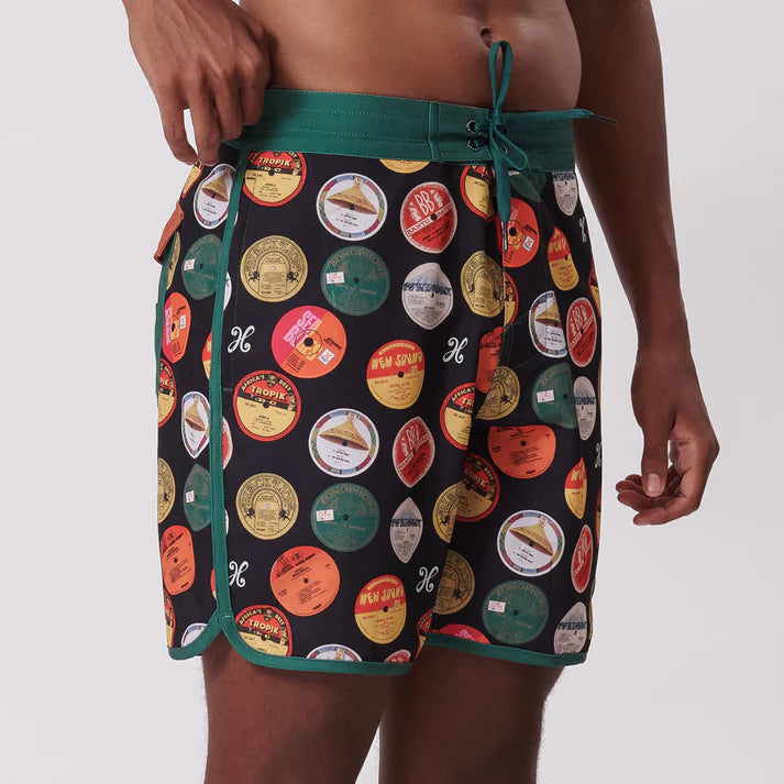 Vinyl Scallop Boardshorts