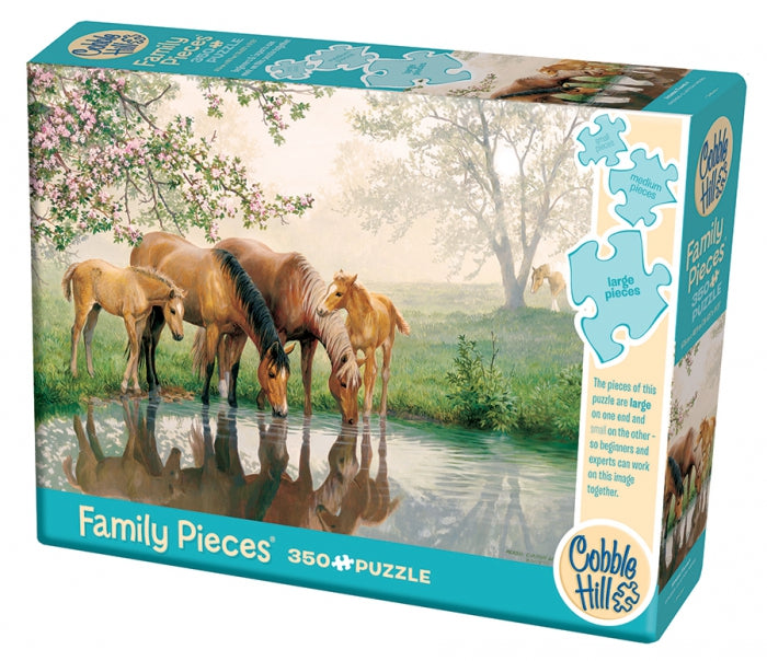350 Piece Family Puzzle / Horse Family