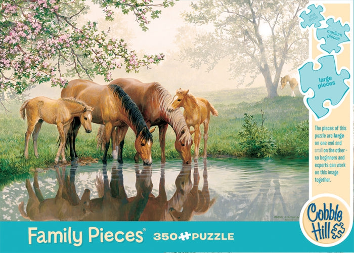350 Piece Family Puzzle / Horse Family