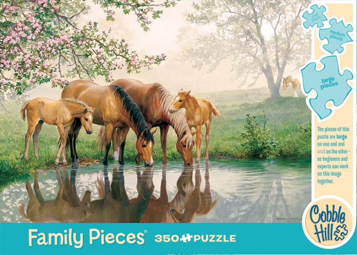 350 Piece Family Puzzle - Horse Family