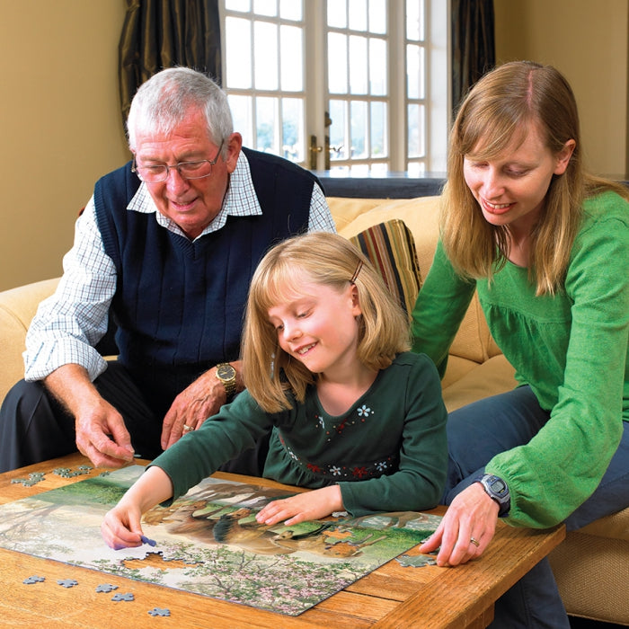350 Piece Family Puzzle / Horse Family