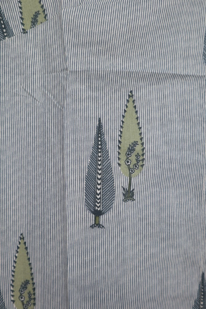 Tunic Dress in Grey Stripe