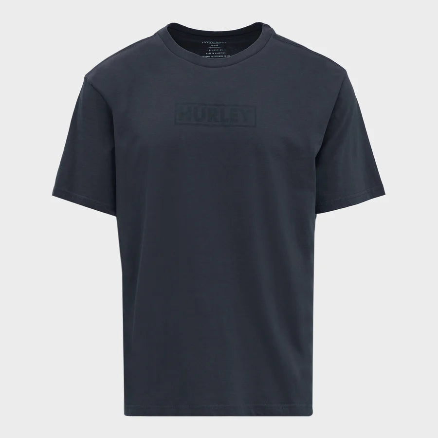 Boxed in Tee in French Navy