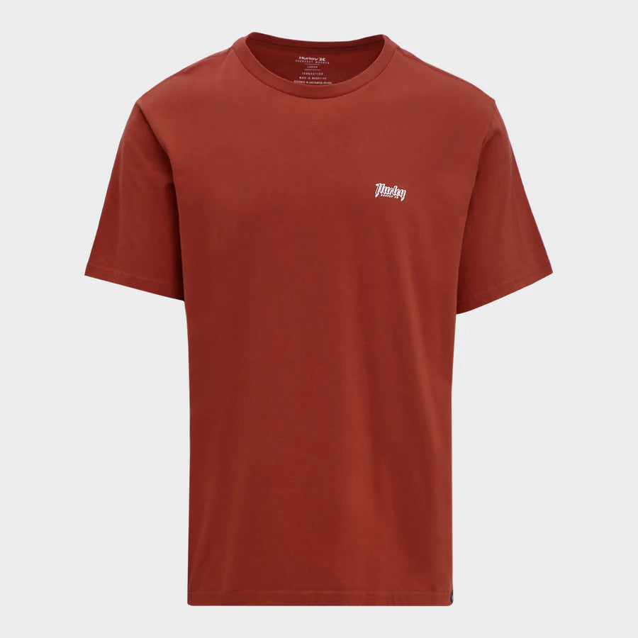 Built Icon Tee in Intense Rust