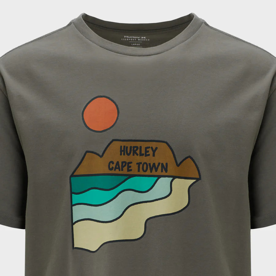 Cape Town Shores SS Tee in Olive