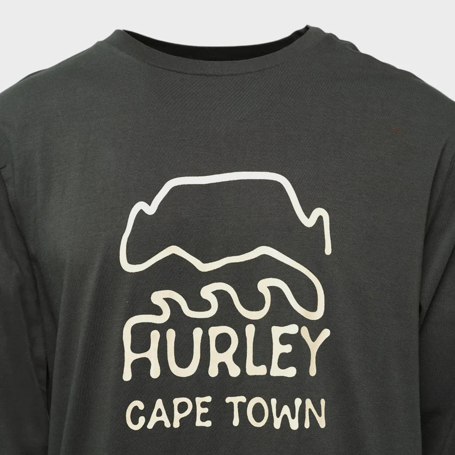 The Mountain LS Tee in Charcoal