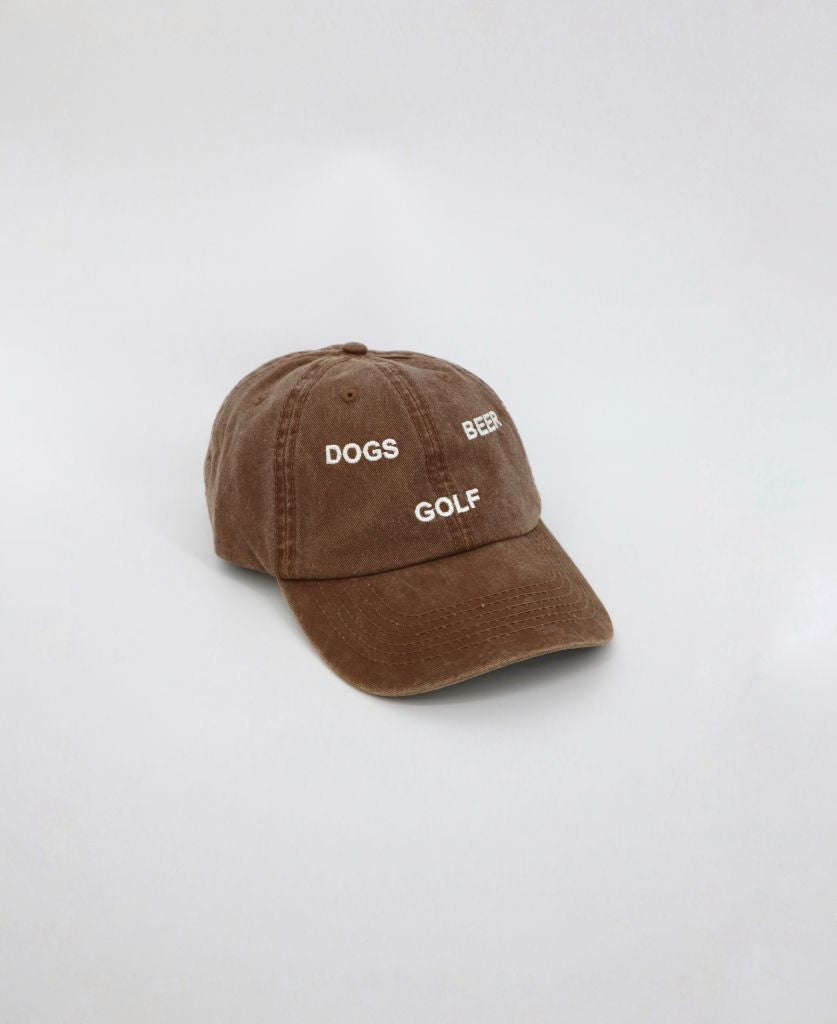 Dogs / Beer / Golf Cap