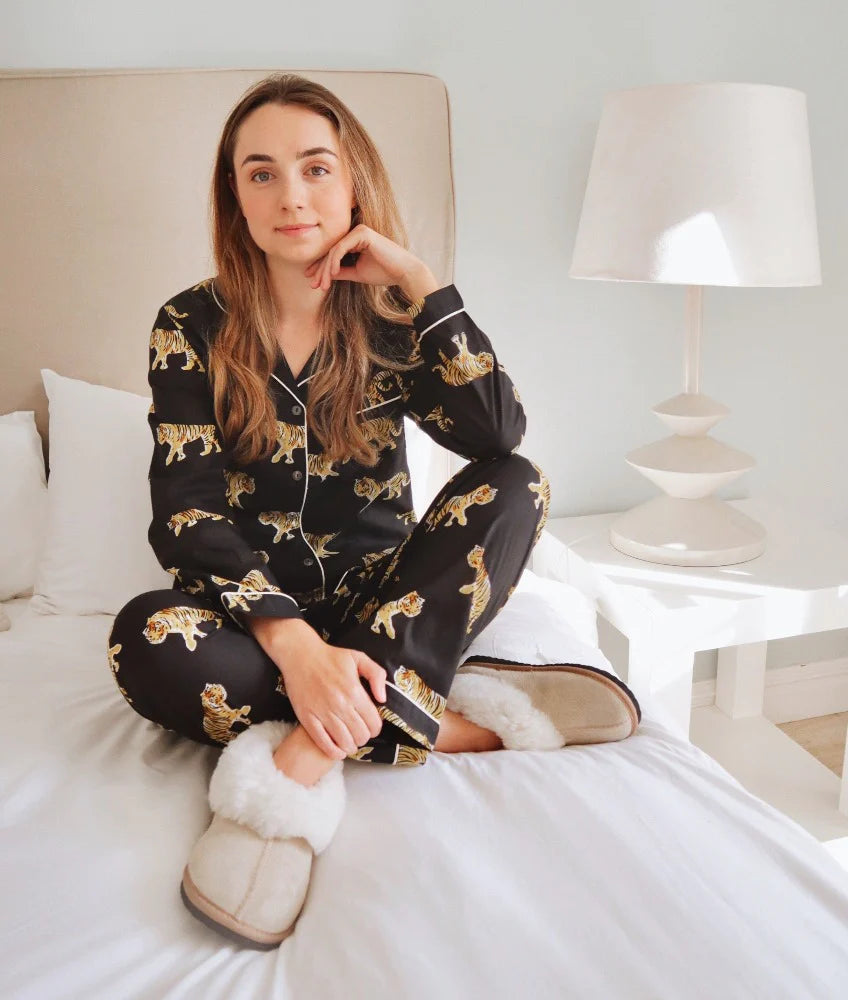 Solis. Cotton Long Pyjama Set Shop AP Jones Sleepwear Online Now