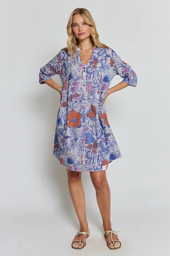 Houston Dress in Navy