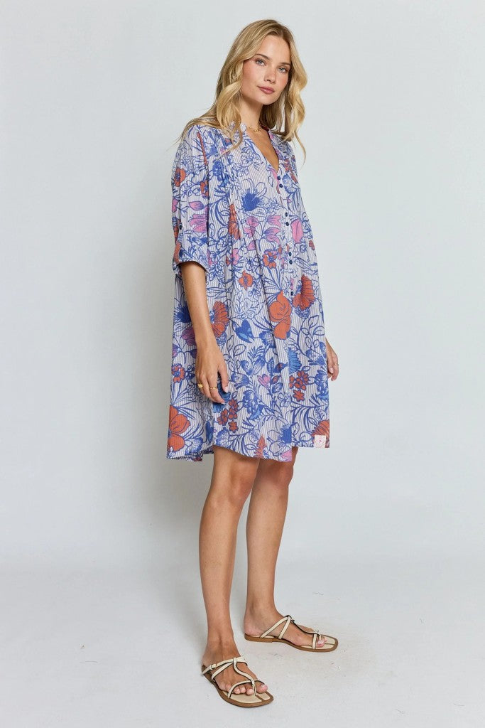 Houston Dress in Navy