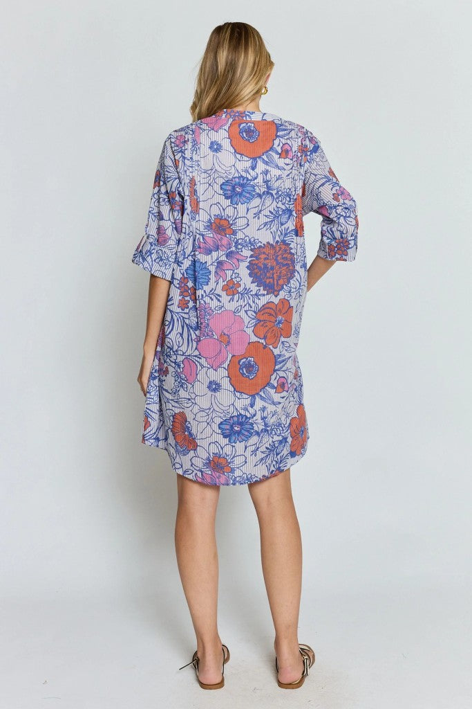 Houston Dress in Navy