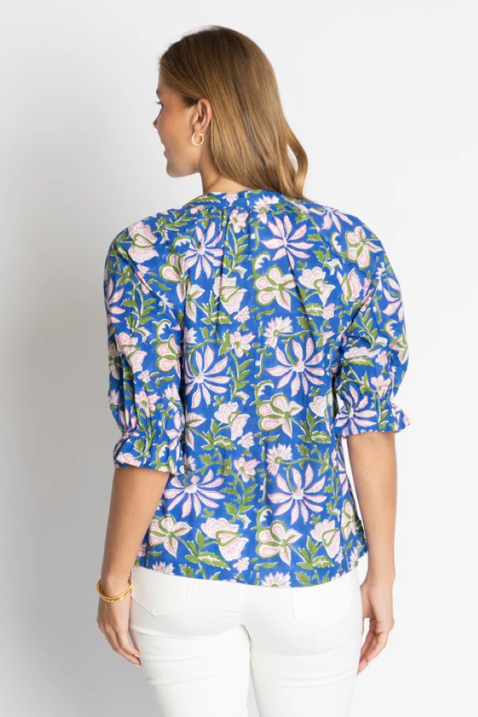 Minnesota Top in Royal Print