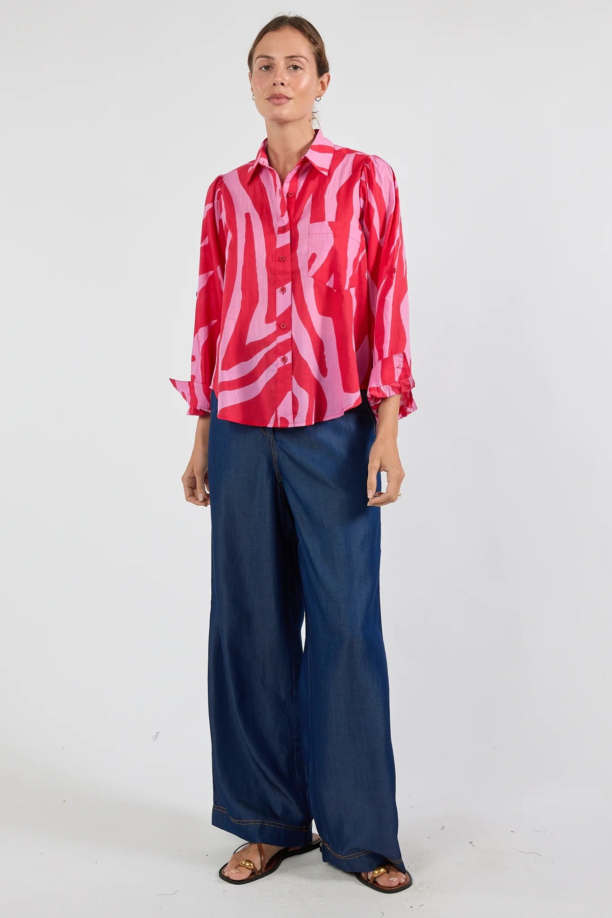 Zephyr Shirt in Melon