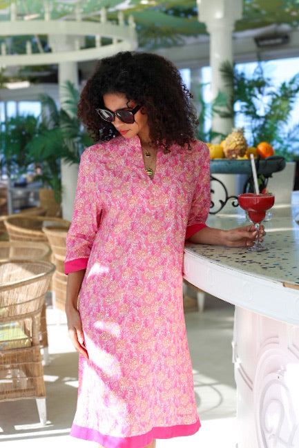 Constance Dress in Pinks