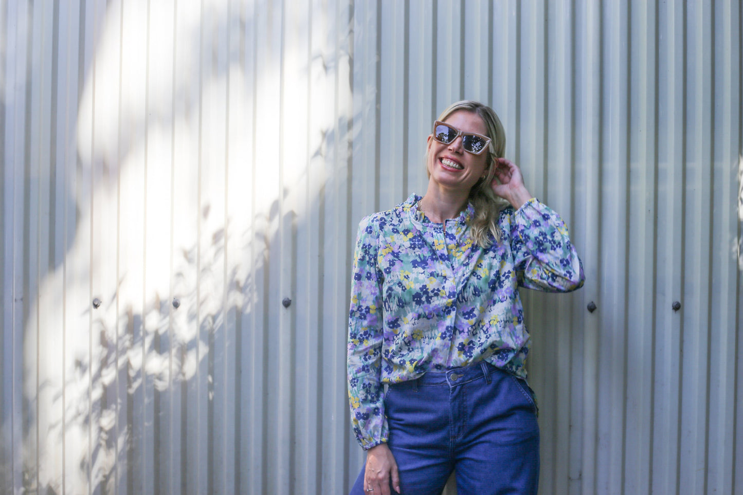 Cotton Allegra Floral Blouse
