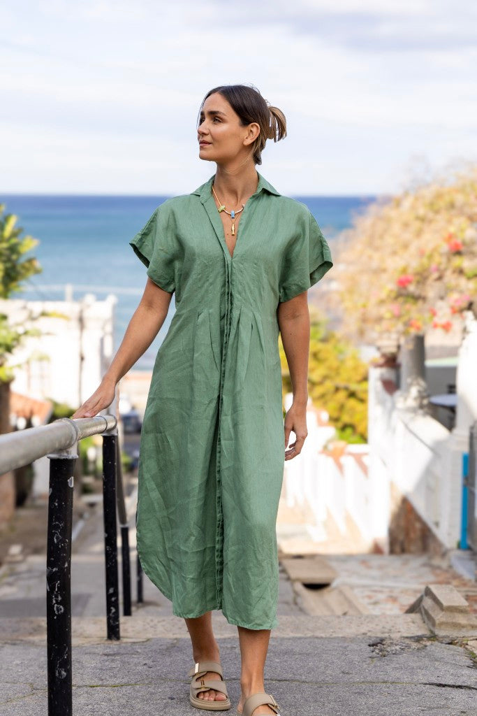 Dreamy Dress in Moss