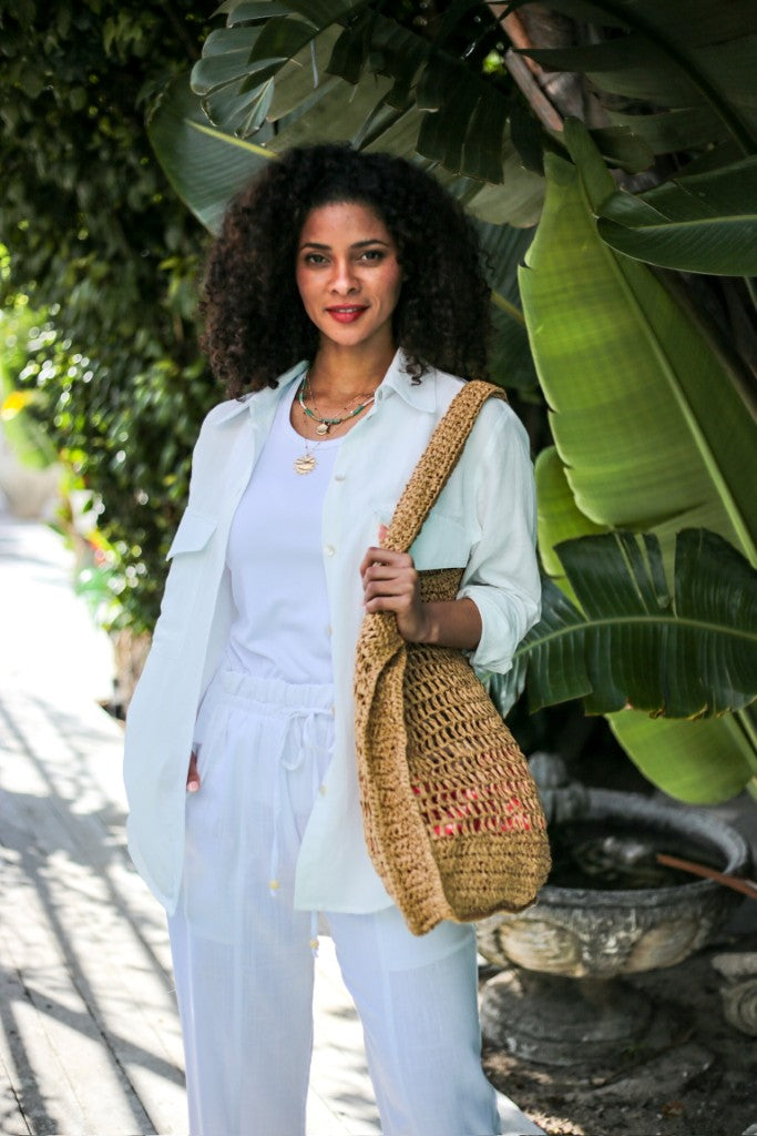 Resort Blouse in White