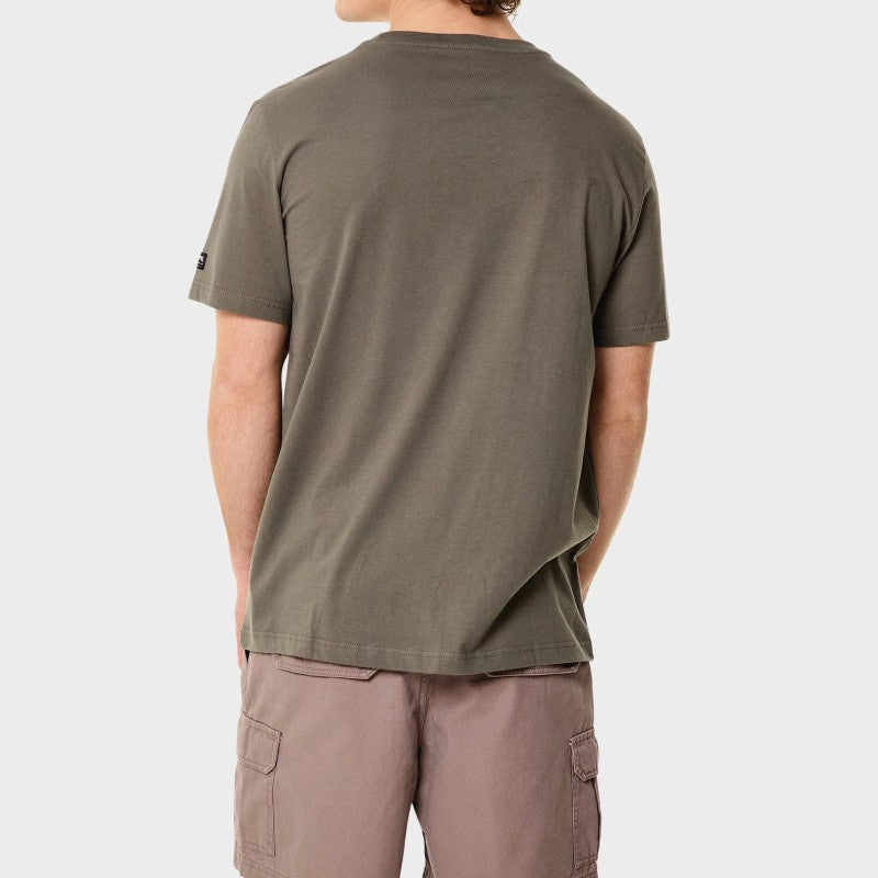 Blocks Fashion Tee in Olive