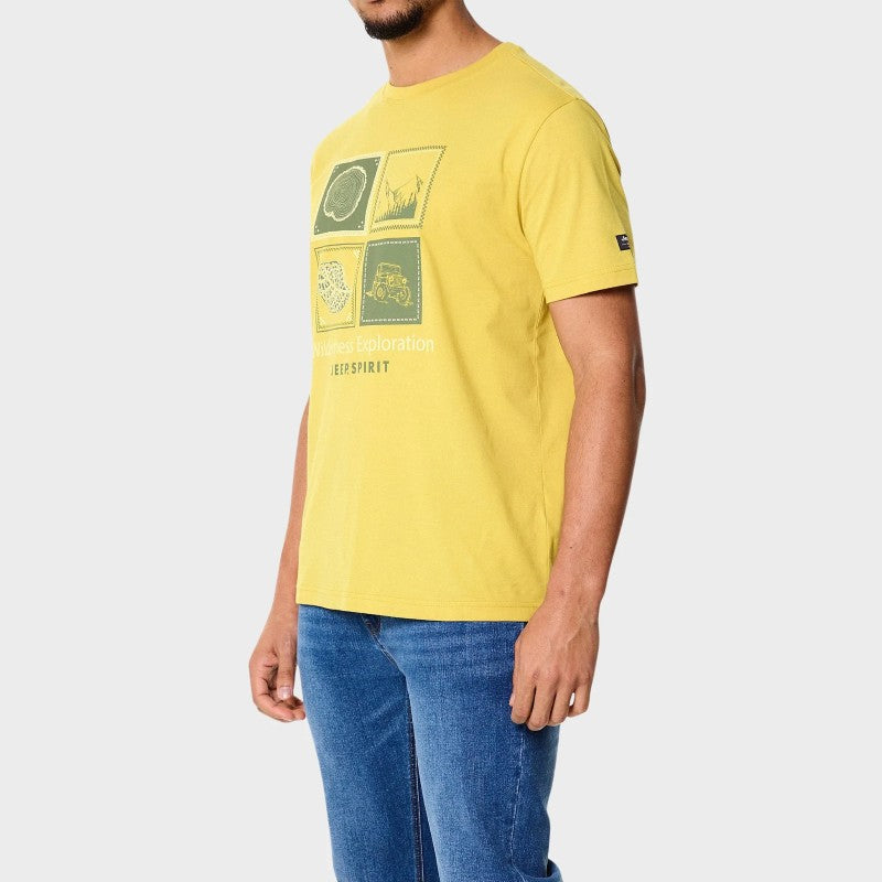 Wilderness Exploration Tee in Chartreuse