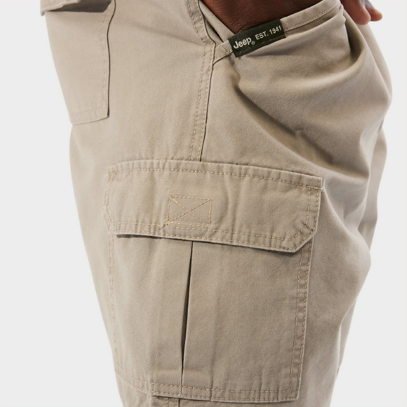 Hurricane 21cm Cargo Shorts in Khaki