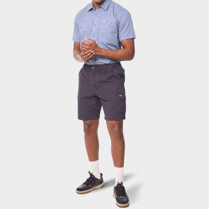 Hurricane 21cm Cargo Shorts in Navy