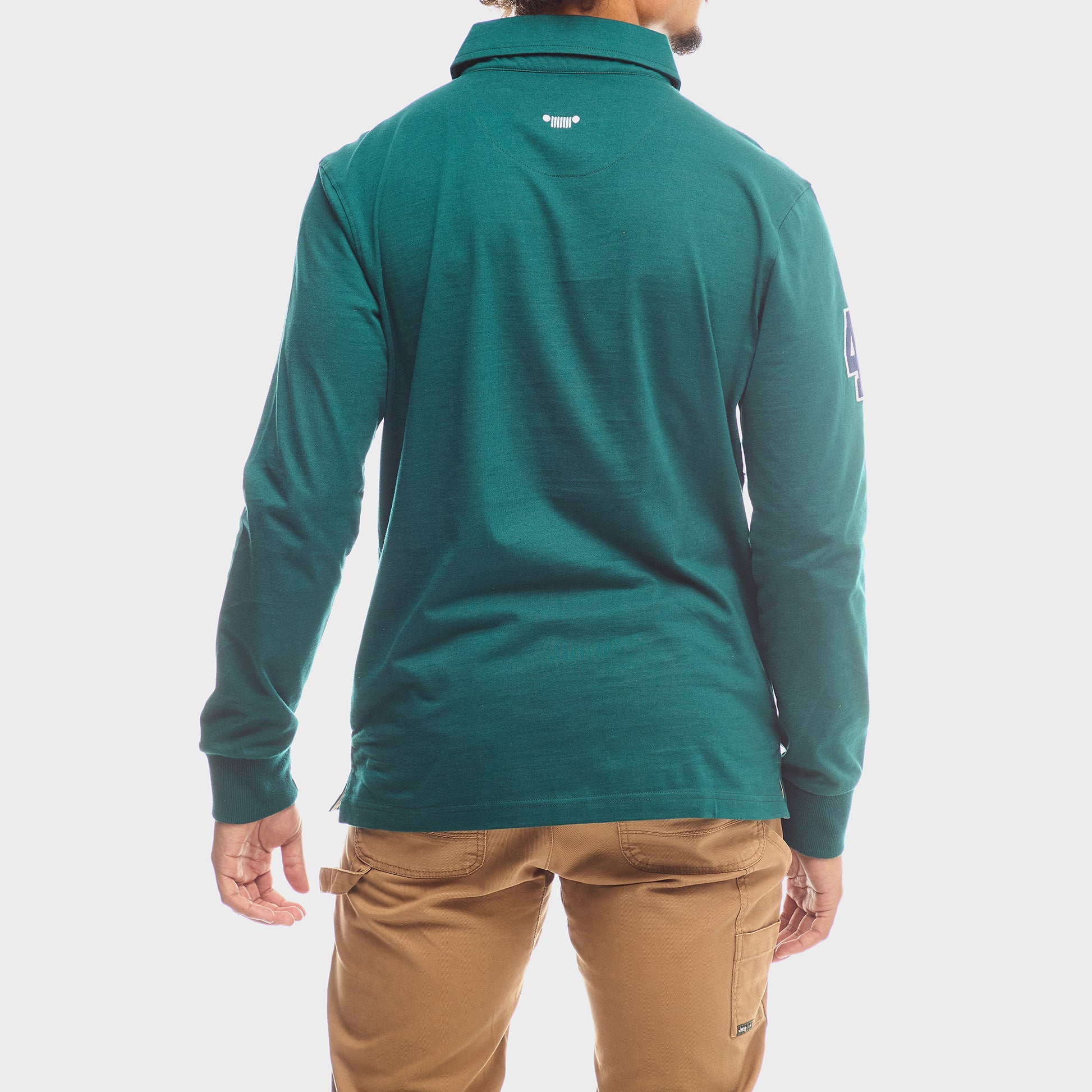 Rugby Style Polo in Green