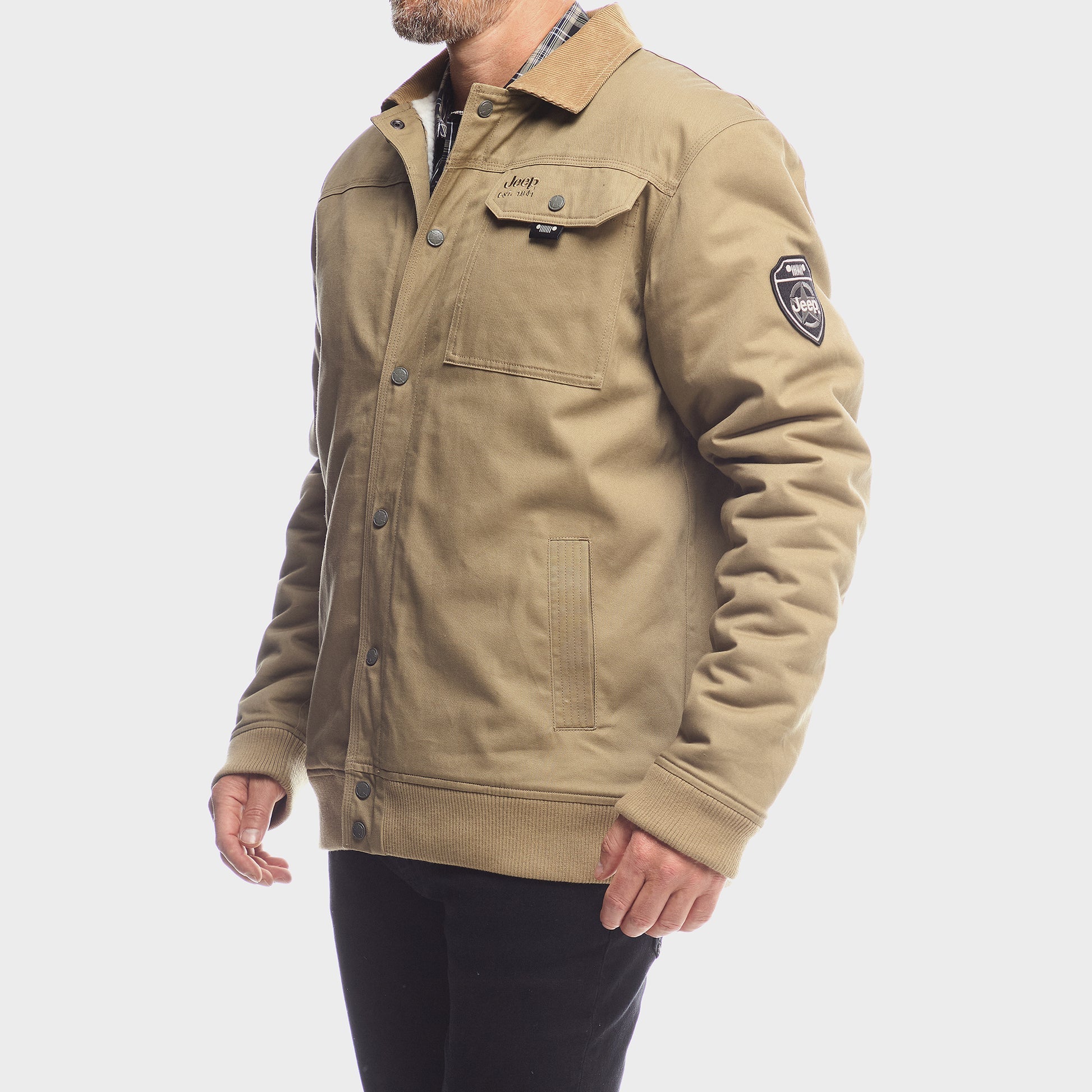 Trucker Jacket in Khaki