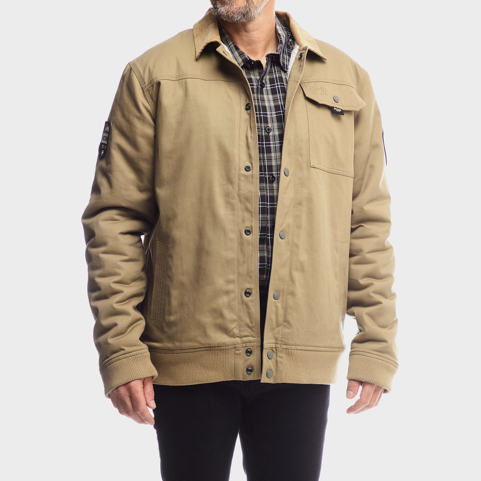 Trucker Jacket in Khaki