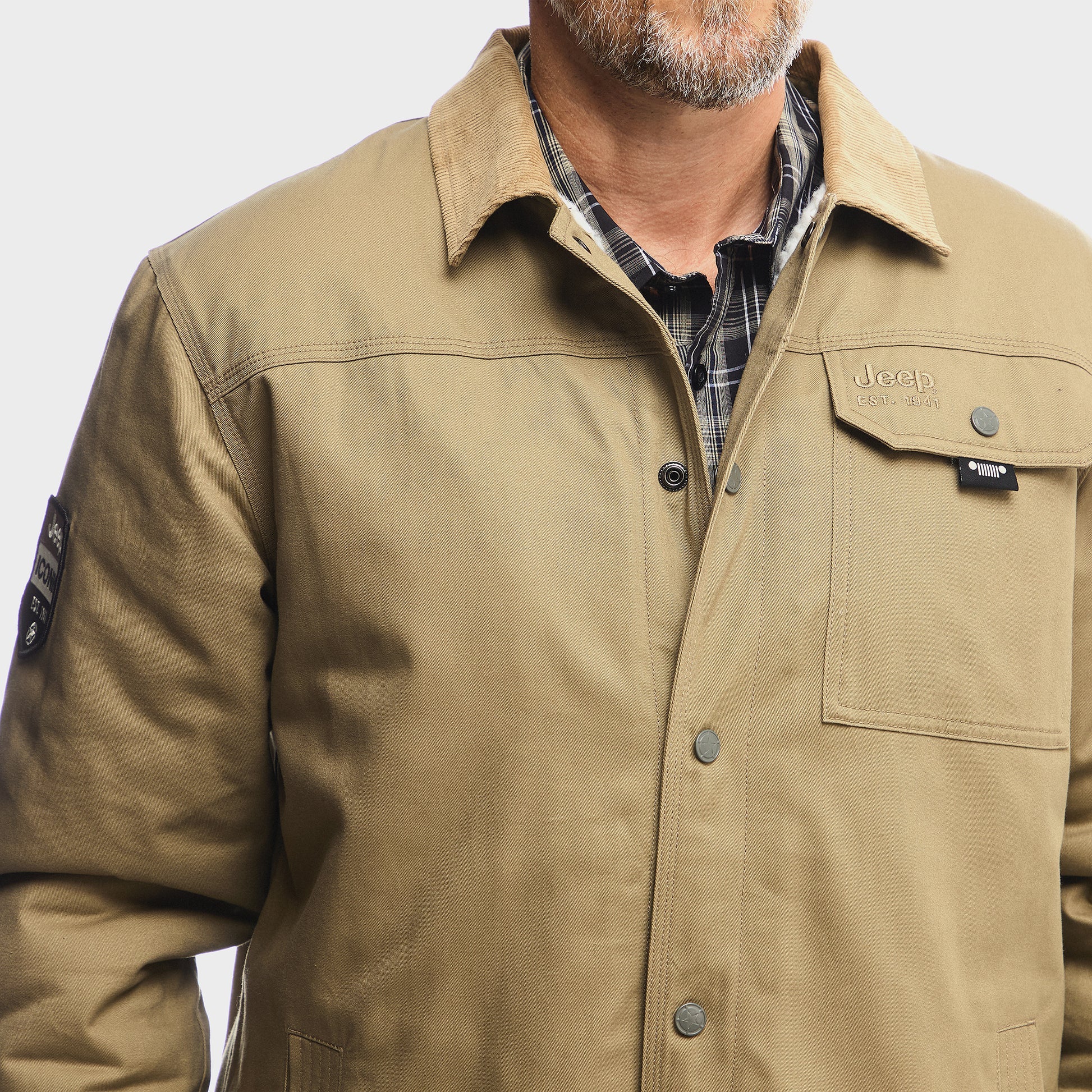 Trucker Jacket in Khaki