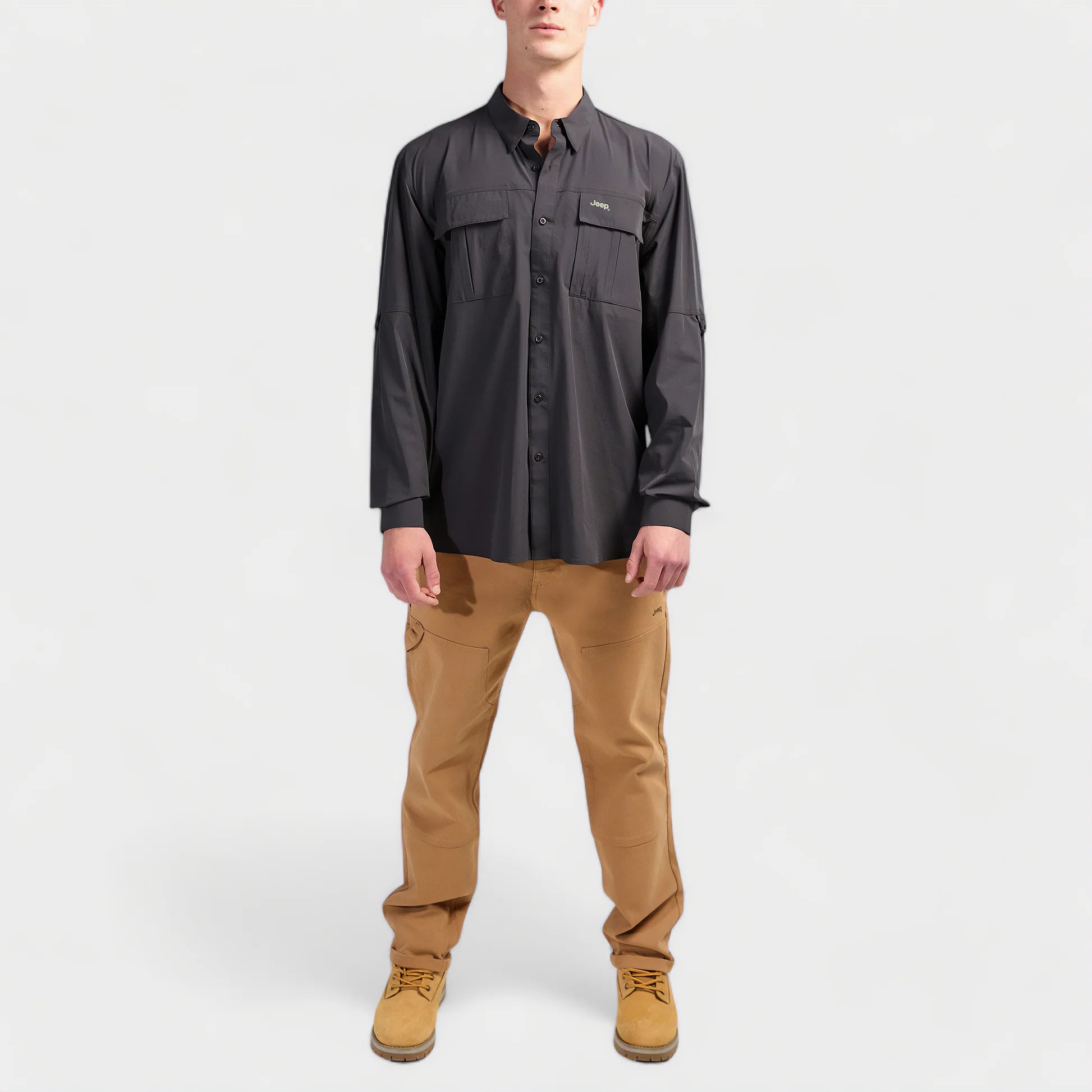 Worker Pants in Brown
