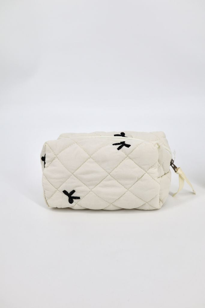 Bow-Tique Quilt Cosmetic Bag
