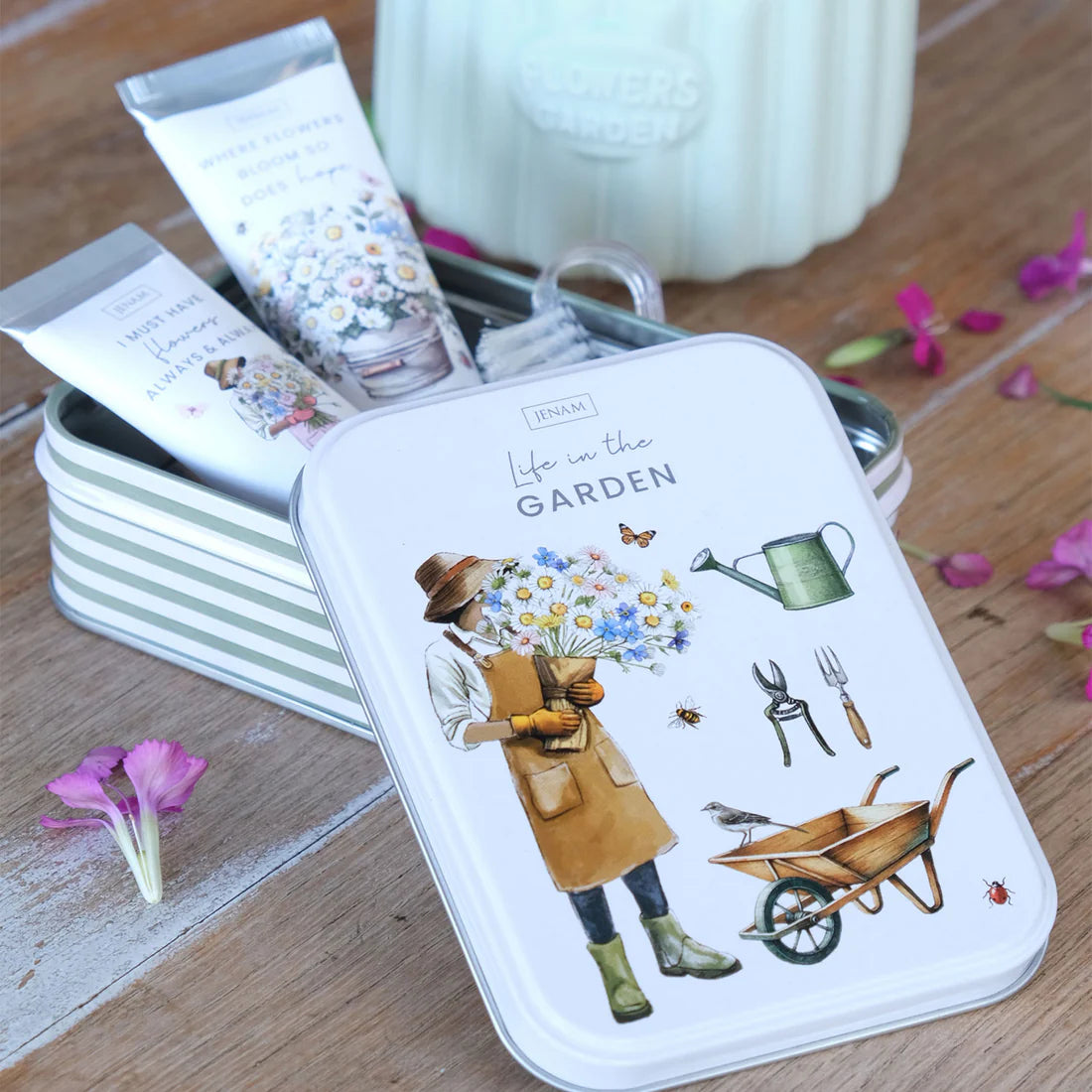 Life In The Garden - Garden Treasures Tin