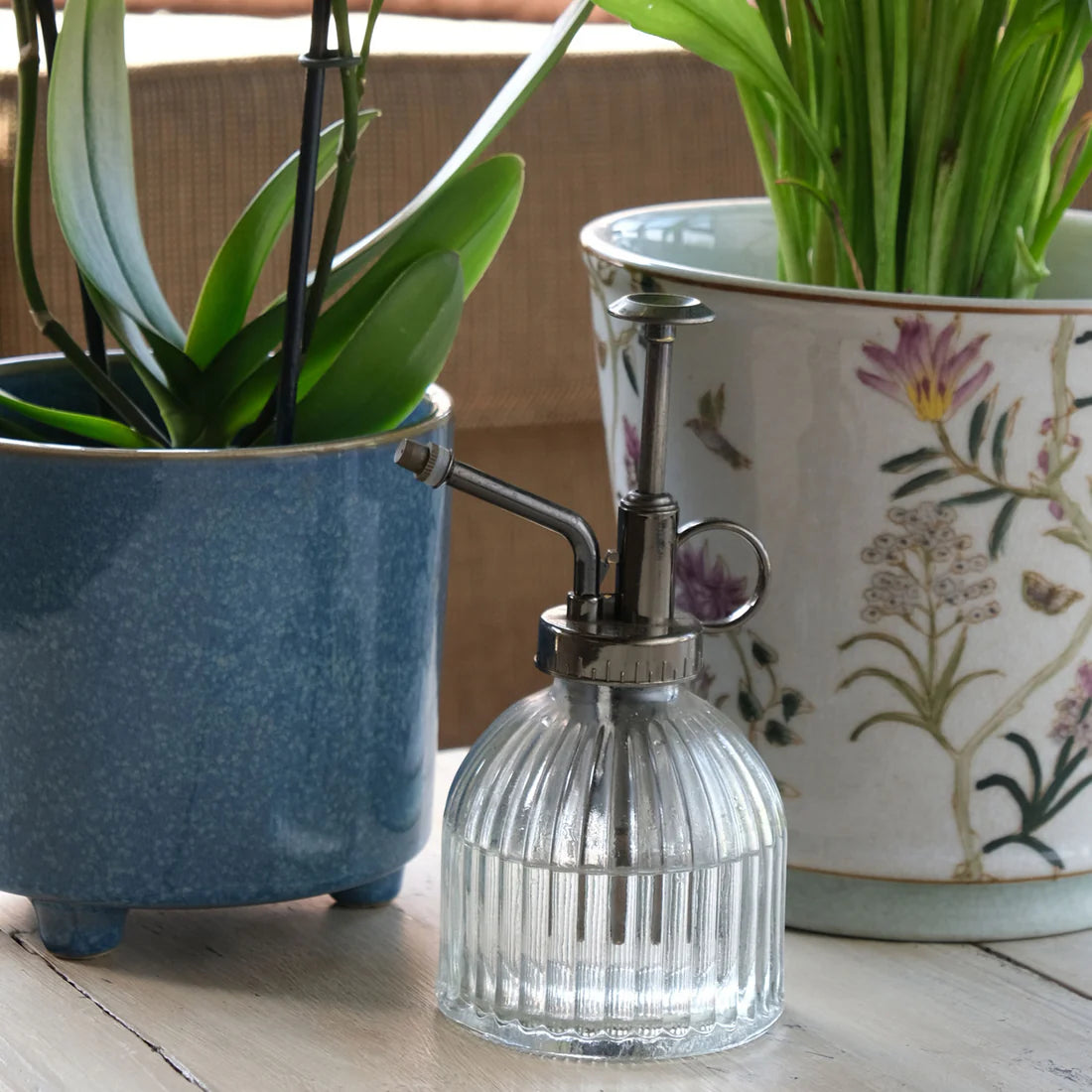 Life In The Garden Glass Watering Spray Bottle